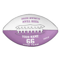 Football liliac personnalisé avec nom, numéro, équ