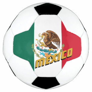 Ballon De Foot Football mexicain & Drapeau mexicain / Sports