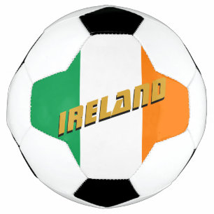 Ballon De Foot Football patriotique irlandais et drapeau irlandai