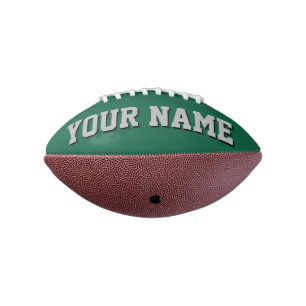 Ballon De Foot Football personnalisé mini-VERT et gris ARGENT