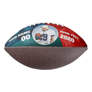 Ballon De Foot Football Personnalisé Tremblement De Terre Rouge