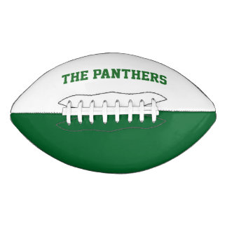Ballon De Foot Football personnalisé vert et blanc