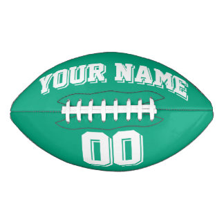 Ballon De Foot Football personnalisé vert et blanc