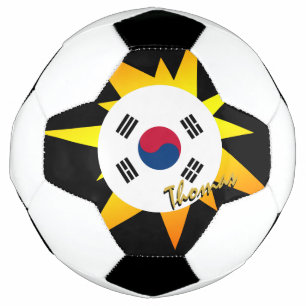 Ballon De Foot Football sud-coréen & drapeau coréen / BANG