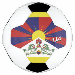 Ballon De Foot Football Tibet & Drapeau Tibétain / Sport