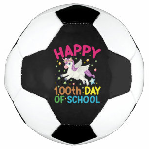 Ballon De Foot Formule Mathématique 100 Jours D'école Drôle Prof