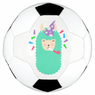 Ballon De Foot Fun Party Emoji Llama