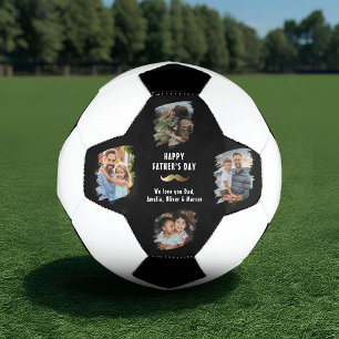 Ballon De Foot Funny Mustache Happy Fête des pères 4 Photo