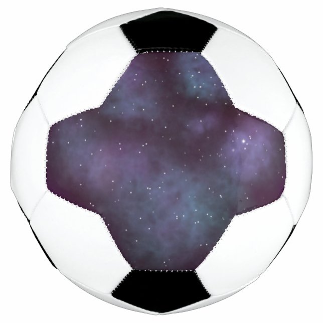 Ballon De Foot Galaxie mystique de Violet Dusty (Devant)