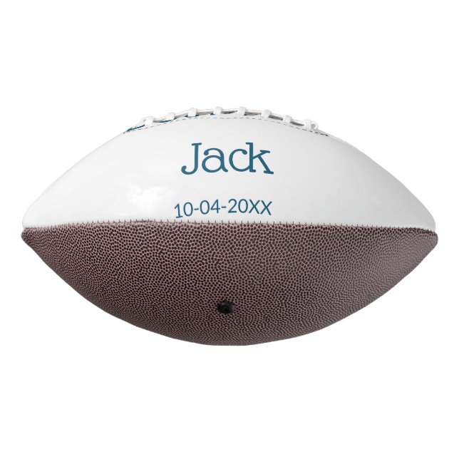 Ballon De Foot garçon d'honneur témoin ajouter nom texte enterrem (Tourné à 270°)