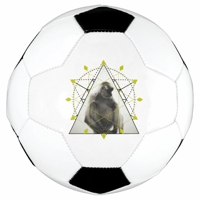 Ballon De Foot Géométrie du singe (Devant)