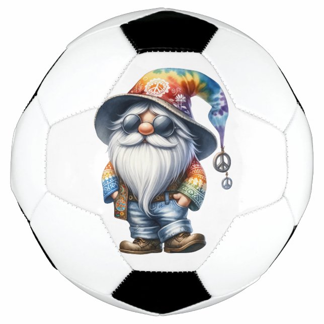 Ballon De Foot Gnome Hippie (Devant)