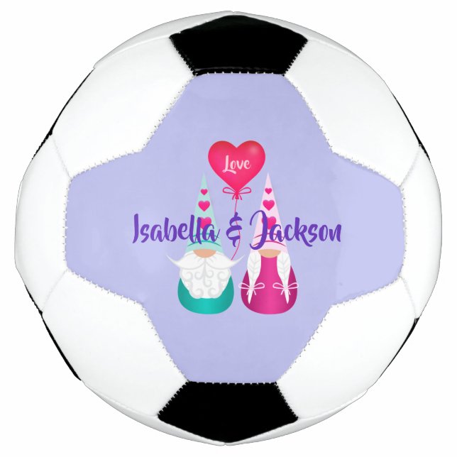 Ballon De Foot Gnome Toss Saint Valentin (Devant)