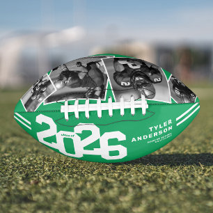 Ballon De Foot Graduation 2025 Senior 4 Photo Green