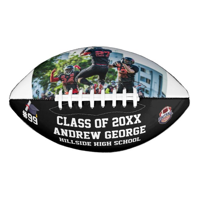 Ballon De Foot Graduation Graduate Grad Senior Night Class Of  (Devant)