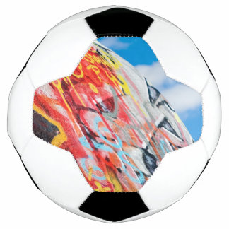 Ballon De Foot graffiti de planète
