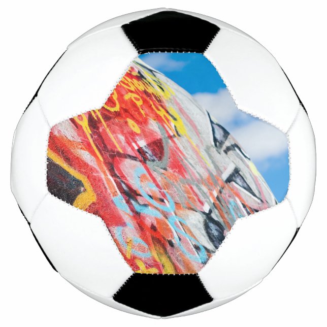 Ballon De Foot graffiti de planète (Devant)