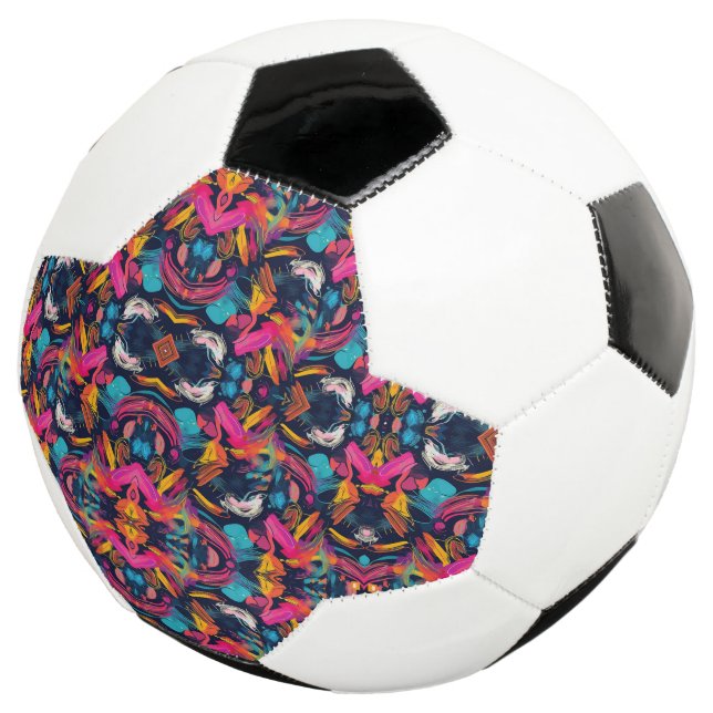 Ballon De Foot Graffiti éclaboussé de chaos vif (3/4)