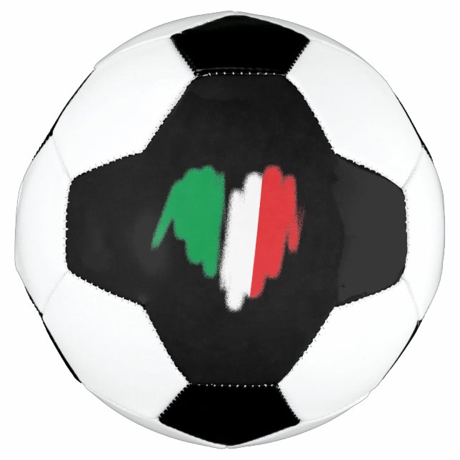 Ballon De Foot Graffiti italien pulvérisé Graphique de coeur (Devant)
