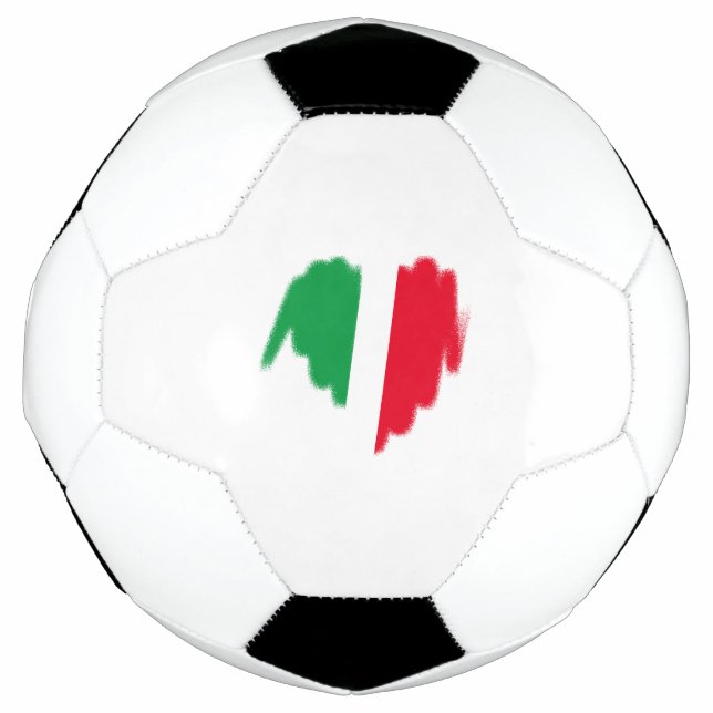 Ballon De Foot Graffiti italien pulvérisé Graphique de coeur (Devant)