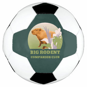Ballon De Foot Grand Club de Compagnons Rongeurs Capybara