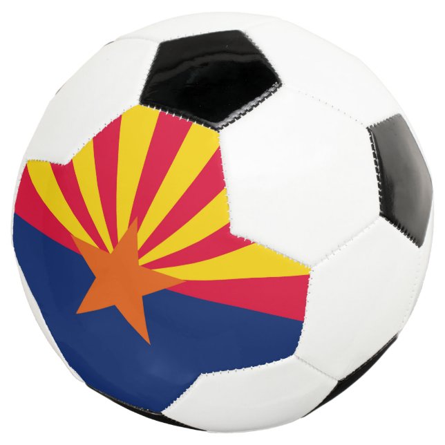 Ballon De Foot Graphique Drapeau dynamique de l'état de l'Arizona (3/4)