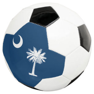 Ballon De Foot Graphique du drapeau de l'État de Caroline du Sud 