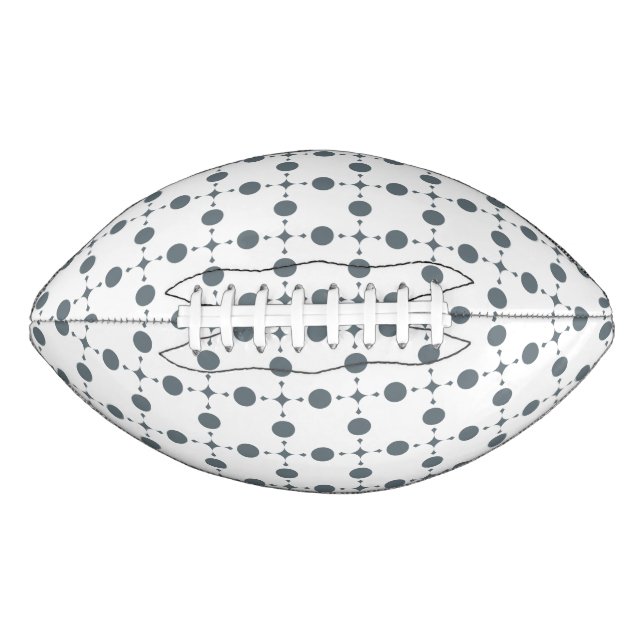 Ballon De Foot Gray Polka Dots, Polka Dot Pattern, Dots (Devant)