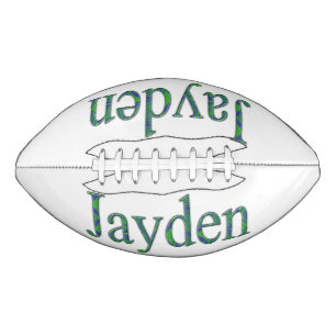 Ballon De Foot Green Jayden Name, Foot Ball