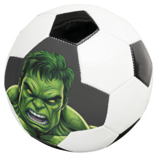 Ballon De Foot Green Muscular Creature Soccer Ball