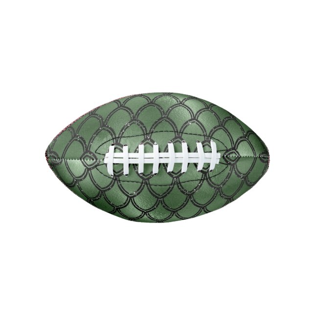 Ballon De Foot Green Snake Serpent Reptile Pattern (Devant)