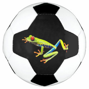 Ballon De Foot Grenouille peinte aux yeux rouges