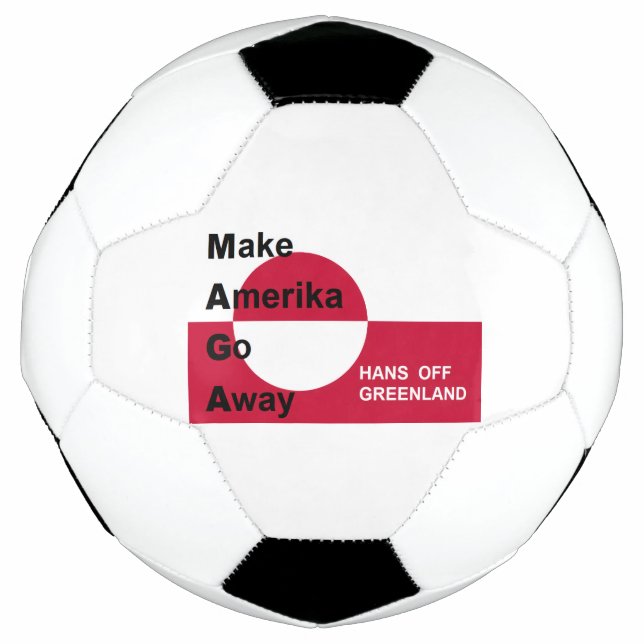 Ballon De Foot Groenland indépendant (Devant)