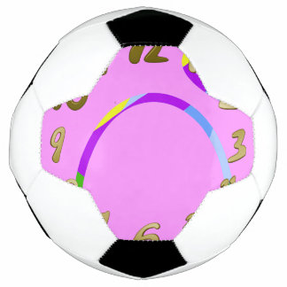 Ballon De Foot Grosses boucles d'arc sur la balle de football ros