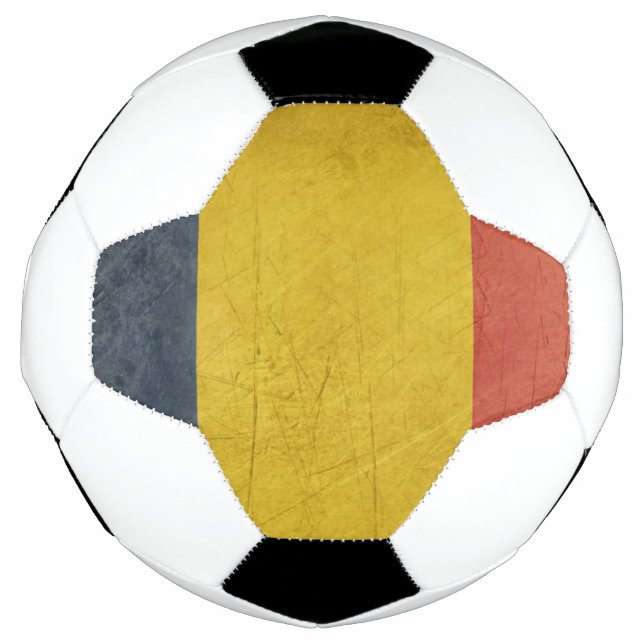 Ballon De Foot Grunge drapeau d'État souverain de Roumanie (Devant)