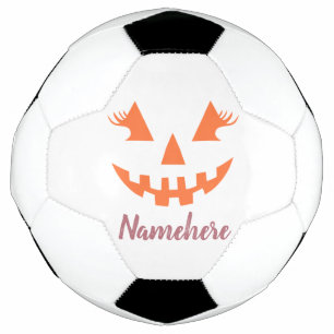 Ballon De Foot Halloween Citrouille Jack-o'-lantern fille personn