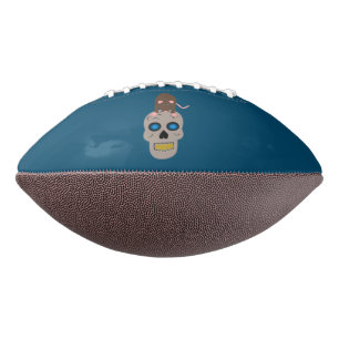 Ballon De Foot Halloween gothique du crâne et du rat