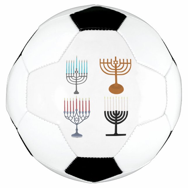 Ballon De Foot Hanoukka judaïsme religion juive (Devant)