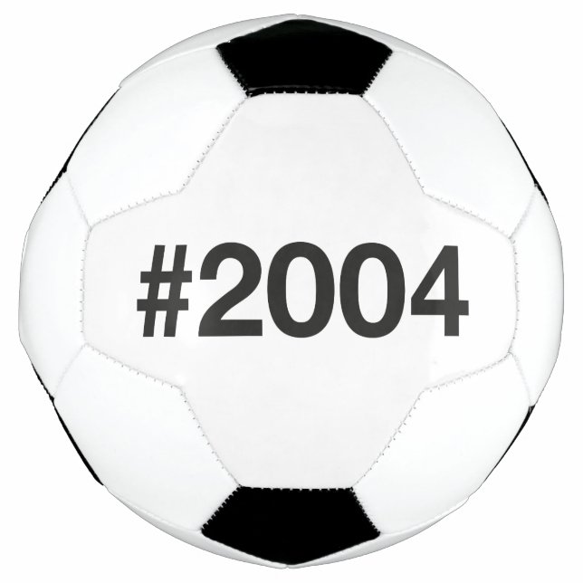 Ballon De Foot Hashtag 21 Anniversaire 2004 (Devant)