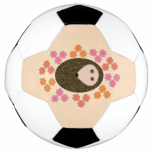 Ballon De Foot Hérisson et balle de soccer à fleurs