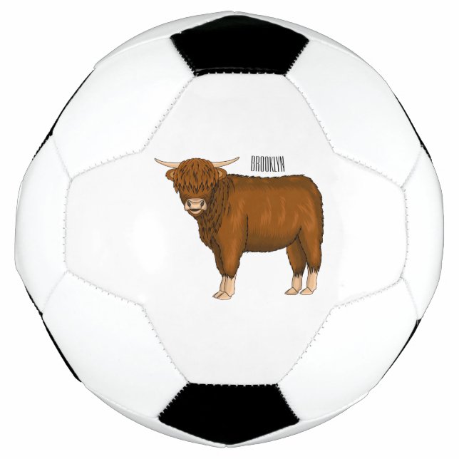 Ballon De Foot Highland cow (Devant)