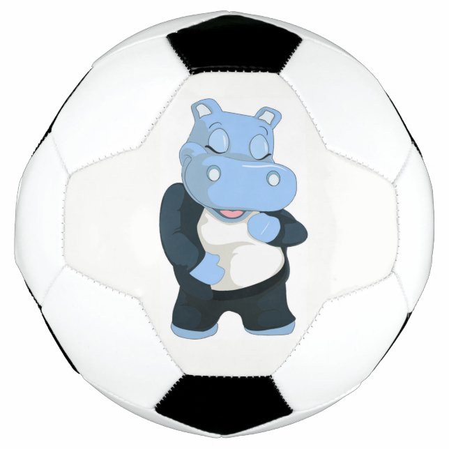 BALLON DE FOOT HIPPO BLEU CUT (Devant)