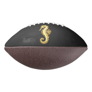 Ballon De Foot Hippocampe Polygonal Or