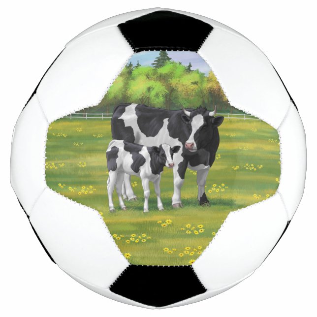 Ballon De Foot Holstein Cow & Cute Calf (Devant)