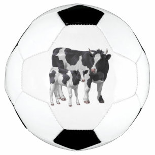 Ballon De Foot Holstein Cow & Cute Calf