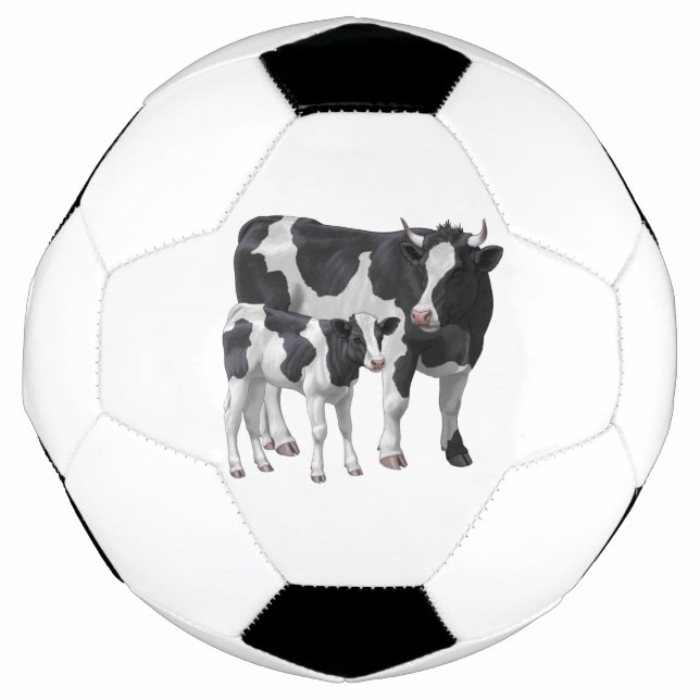 Ballon De Foot Holstein Cow & Cute Calf (Devant)