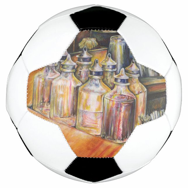 Ballon De Foot Idéographie de Lumière dorée (Devant)