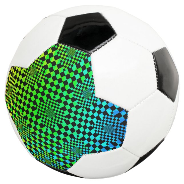 Ballon De Foot Illusion À damiers par Kenneth Yoncich (3/4)