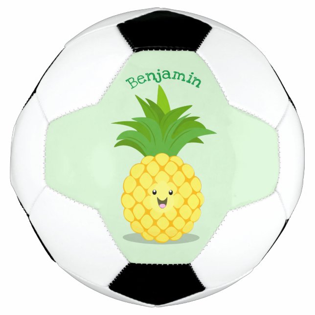 Ballon De Foot Illustration d'ananas mignon (Devant)
