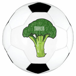 Ballon De Foot Illustration de Broccoli